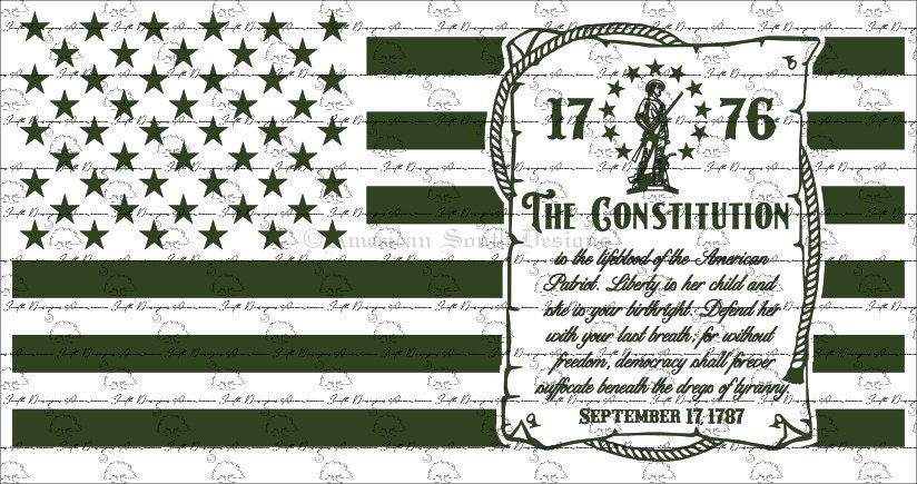 1776 The Constitution Flag