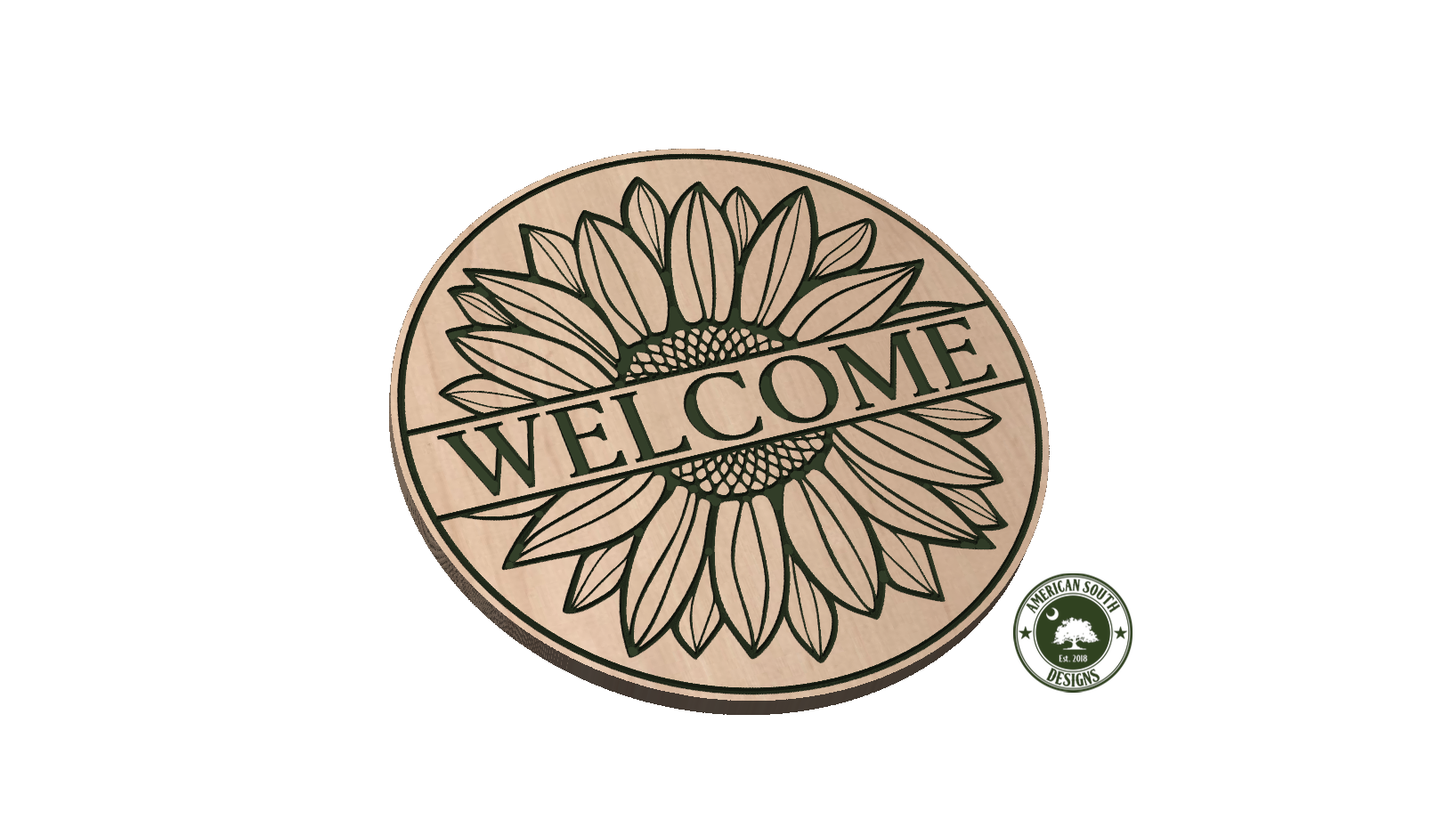 Sunflower - Welcome Sign
