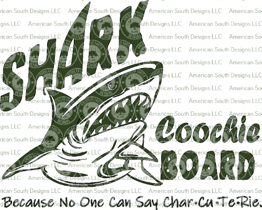 Shark Coochie - Because Nobody Can Say Charcuterie - SVG