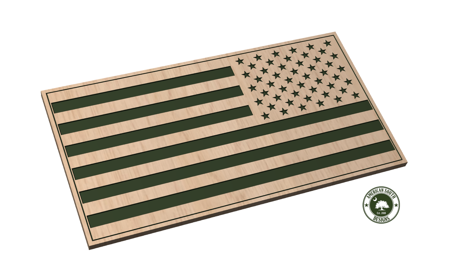 Backward - Reversed - American Flag