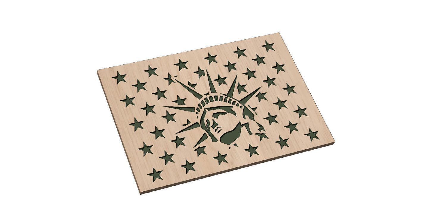 Lady Liberty 50 Star Union