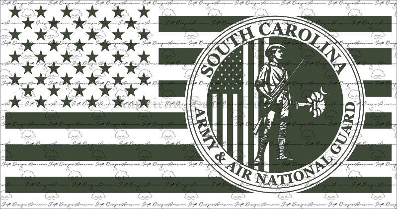 South Carolina National Guard Flag Logo