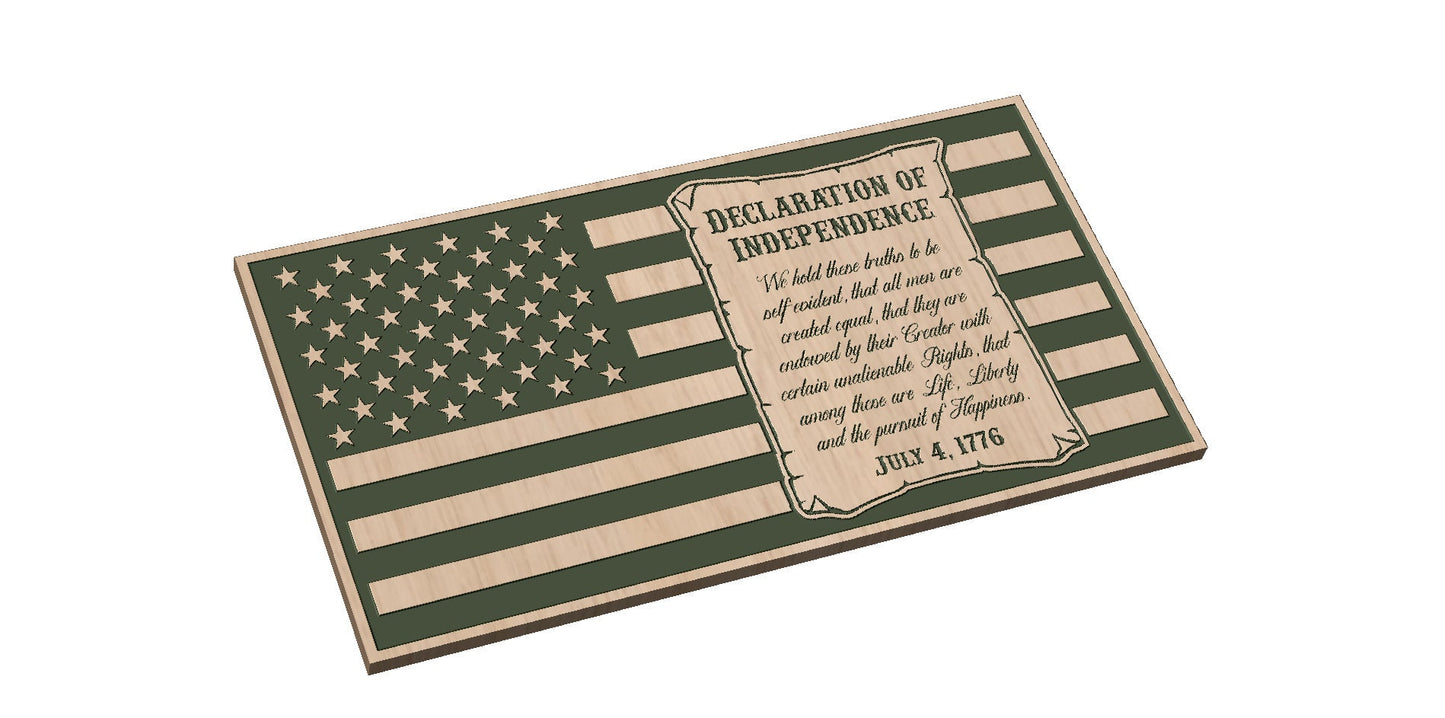 Declaration of Independence Flag