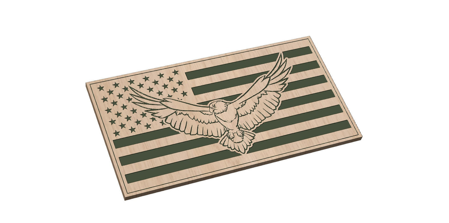 Spread Eagle Flag