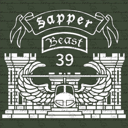 A Co, 39BEB "Sapper Beast" Logo