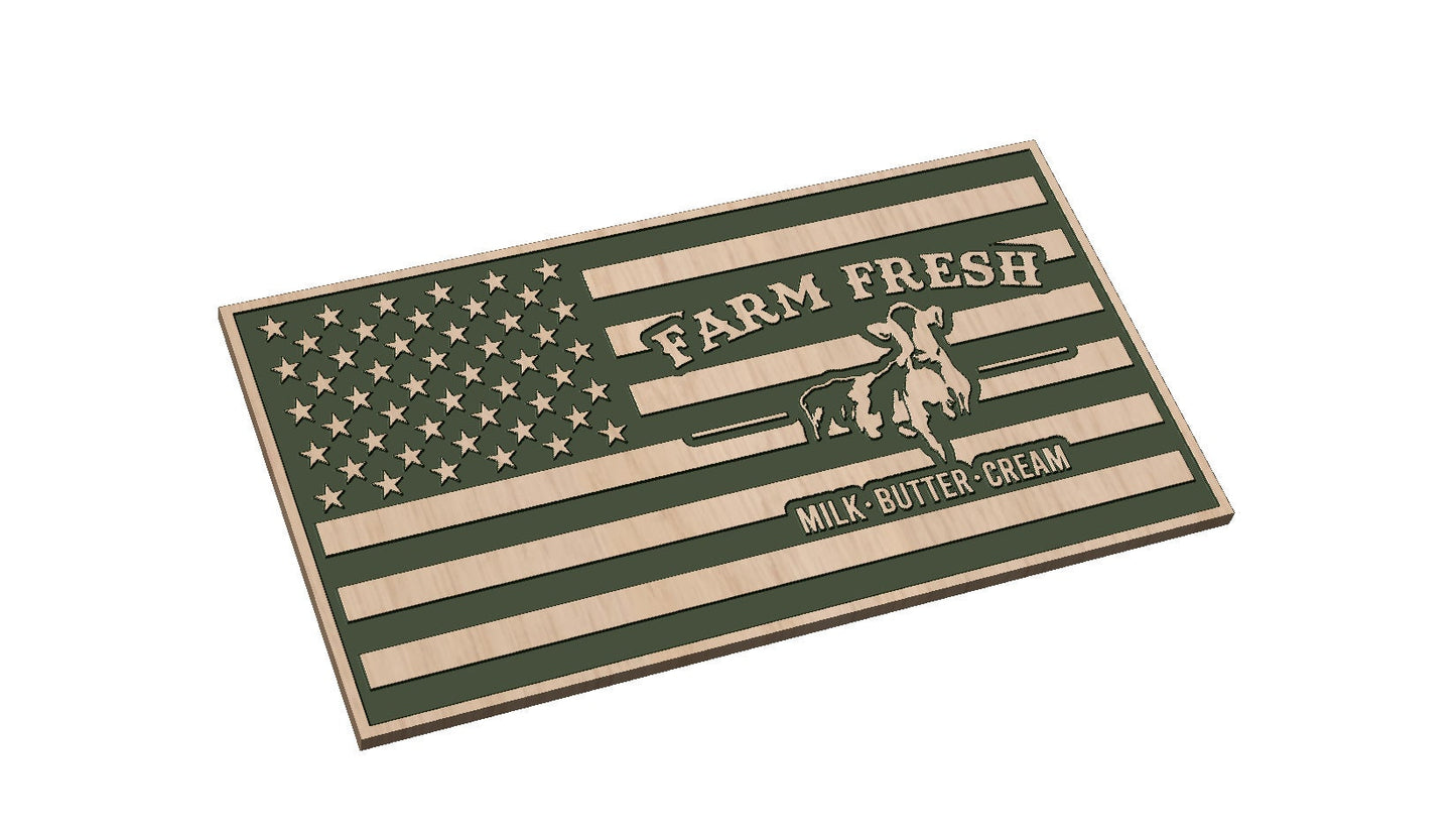 Farm Fresh Dairy Flag
