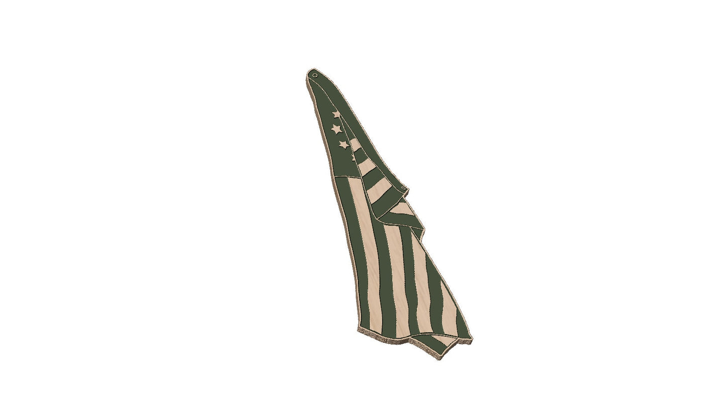 The Lee Edwards Edition  Betsy Ross Pinned Flag