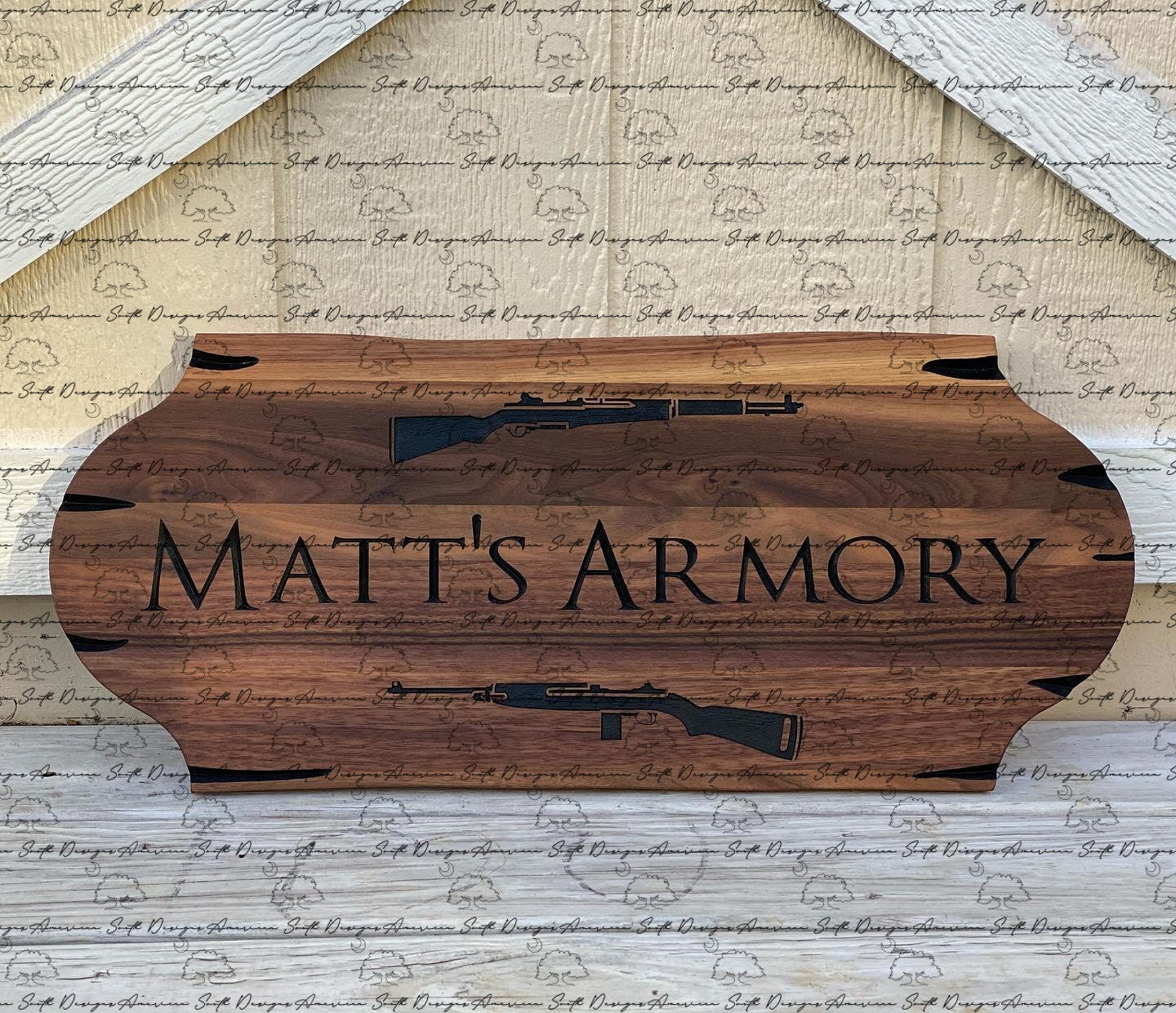 Wooden Sign Template