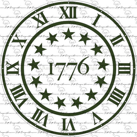 Betsy Ross 1776 Clock