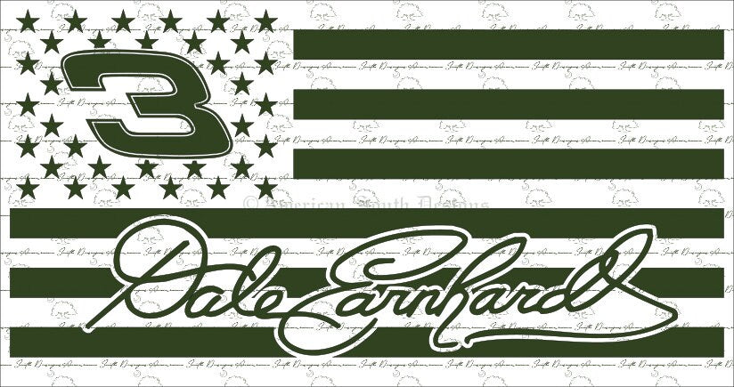 Dale Earnhardt Flag