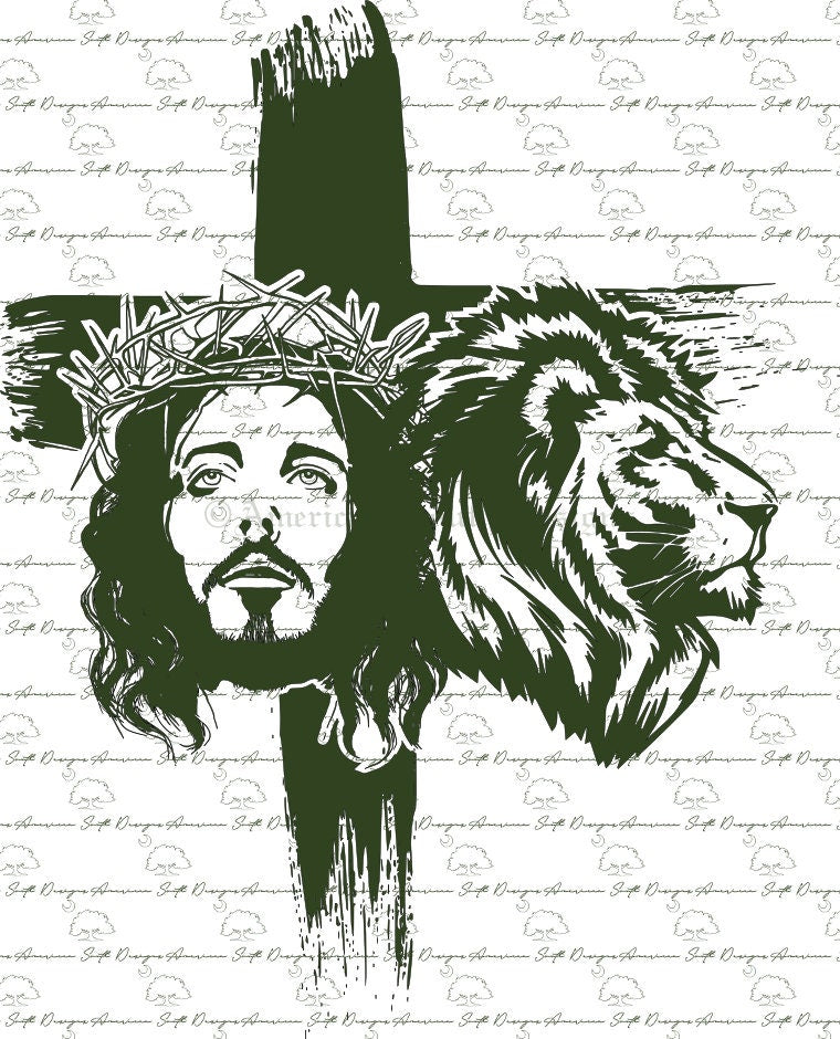 Jesus, Lion, Cross