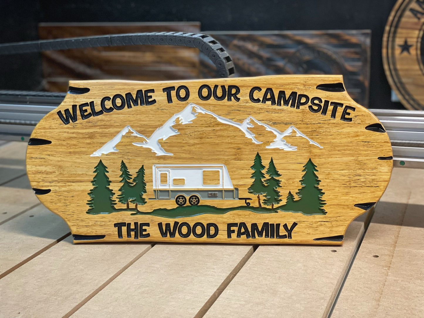 Wooden Sign Template
