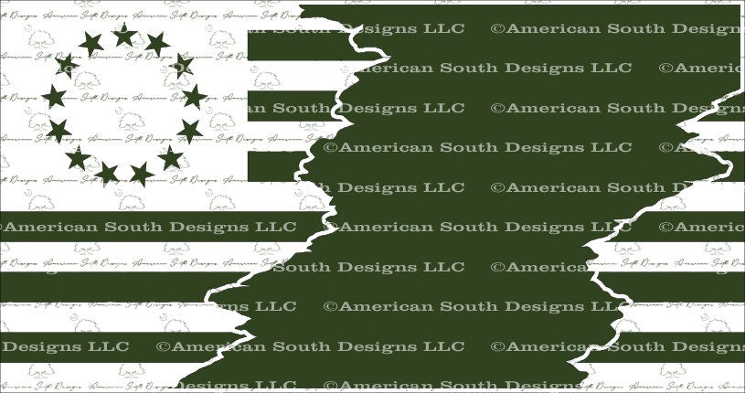 Tattered Flag Design 8  Betsy Ross