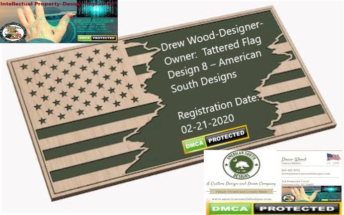 Tattered Flag Design 8