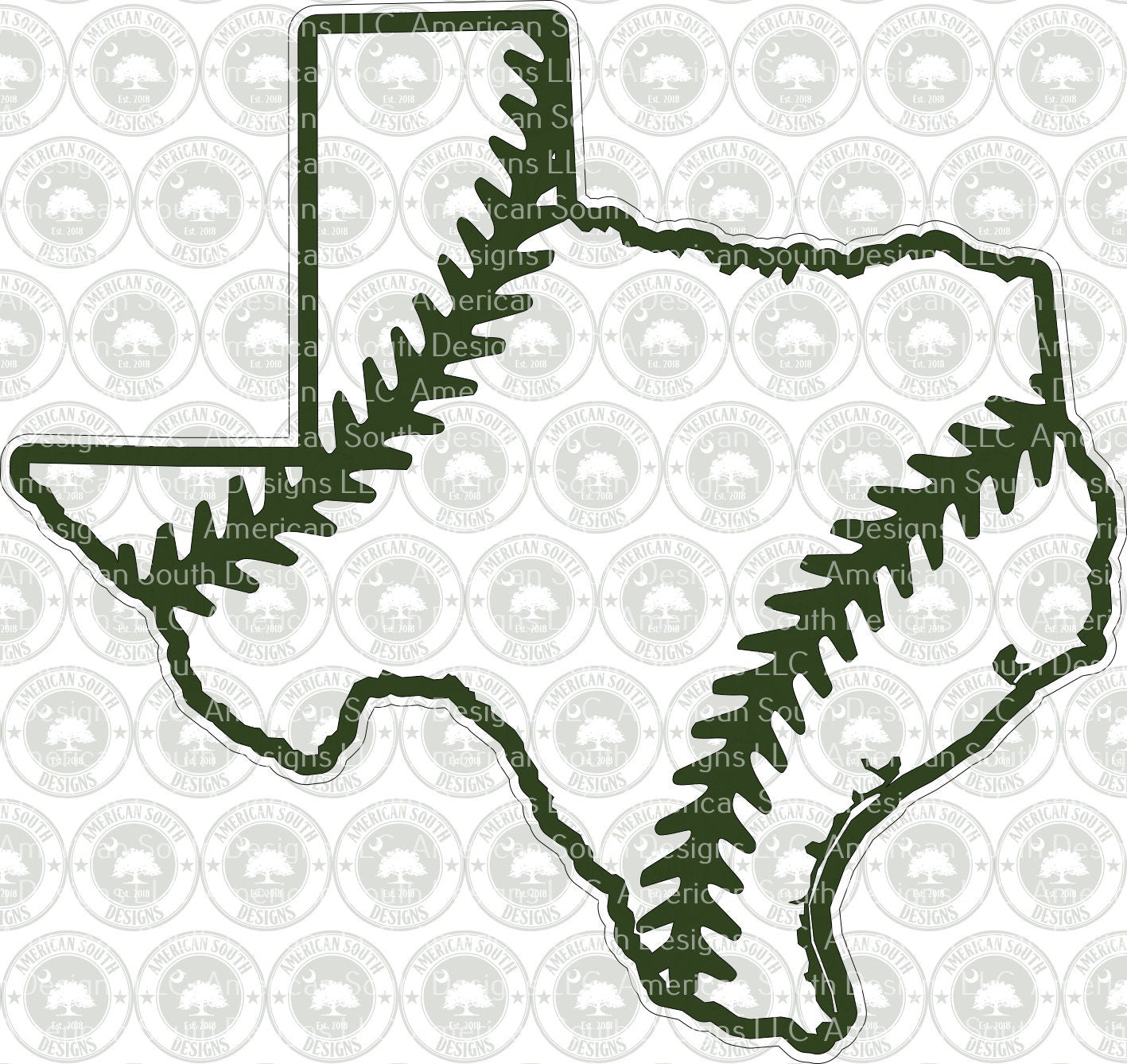 Texas  Baseball Seams