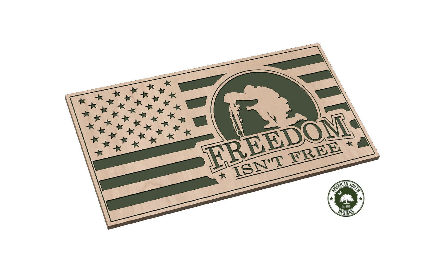 Freedom Isn't Free American Flag