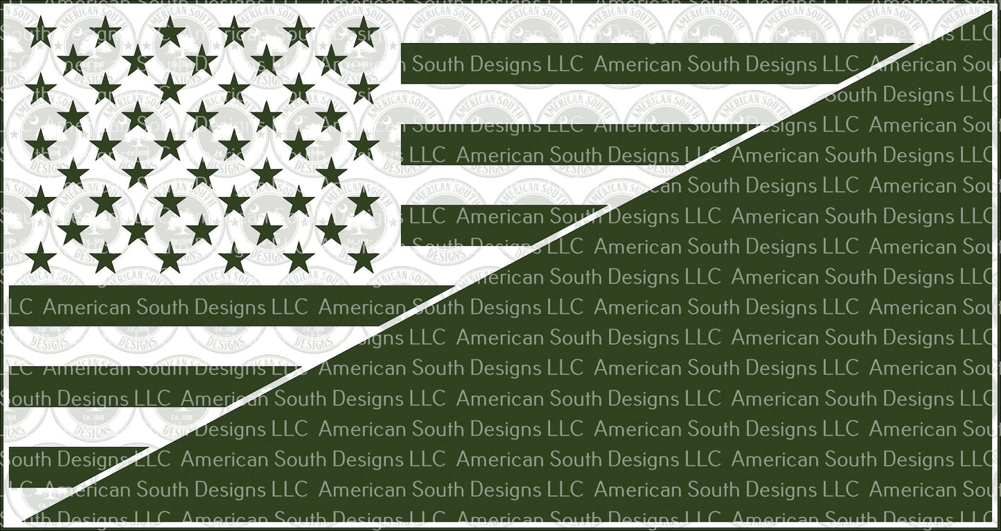 Diagonal Split Flag Blank