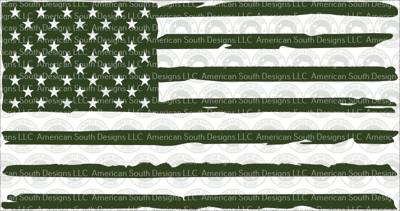 Distressed American Flag  Version 3