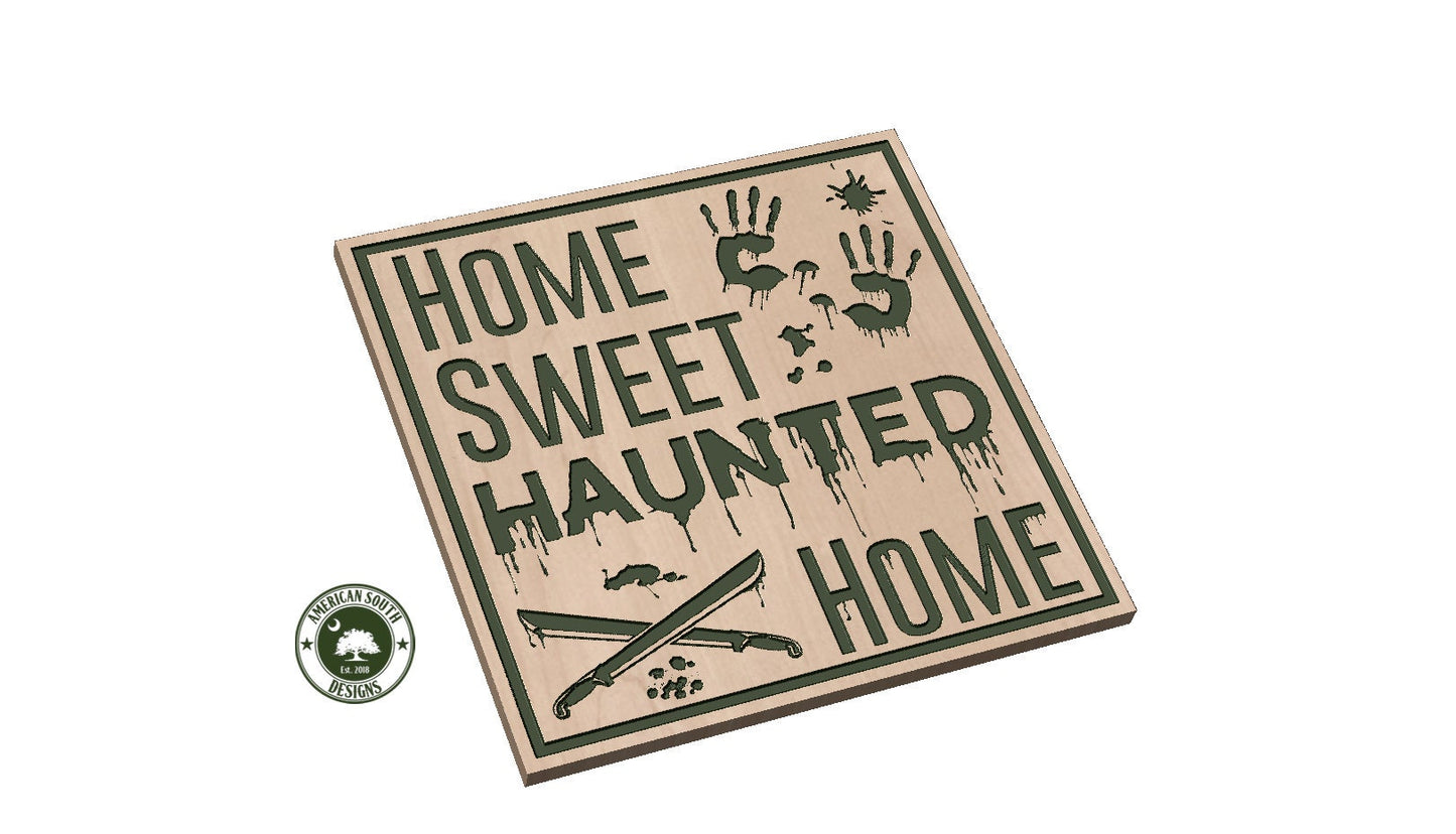 Halloween Sign 5  Home Sweet Haunted Home