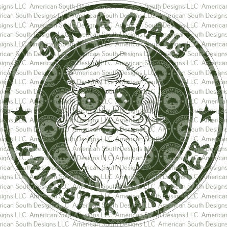 Santa Claus  Gangster Wrapper